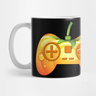 Halloween Video Game Pumpkin T Shirt Funny Costume Gamer Mug